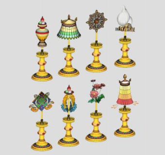 藏族小品su模型下载_sketchup草图大师SKP模型