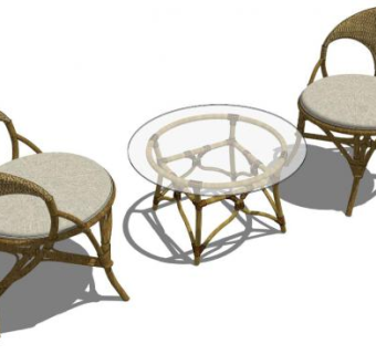老式家具su模型下载_sketchup草图大师SKP模型