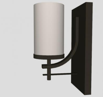 墙灯su模型下载_sketchup草图大师SKP模型