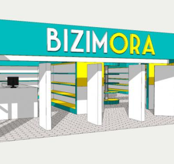 现代超市室内SU模型下载_sketchup草图大师SKP模型