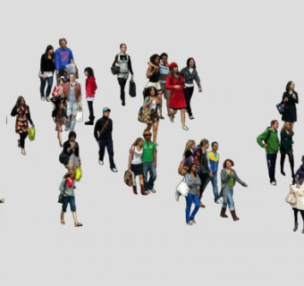 欧式人物集合SU模型下载_sketchup草图大师SKP模型