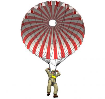 日式跳伞人物SU模型下载_sketchup草图大师SKP模型