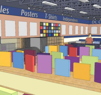 超级市场SU模型下载_sketchup草图大师SKP模型