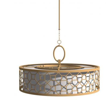 中式餐厅吊灯su模型下载_sketchup草图大师SKP模型