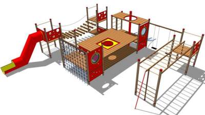 娱乐设施su模型下载_sketchup草图大师SKP模型
