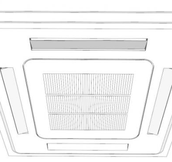 中央空调展台su模型下载_sketchup草图大师SKP模型