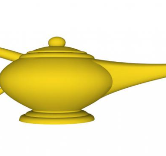 3d阿拉伯神灯su模型下载_sketchup草图大师SKP模型