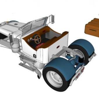 越野卡丁车su模型下载_sketchup草图大师SKP模型