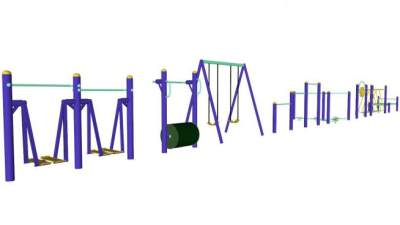运动设施su模型下载_sketchup草图大师SKP模型