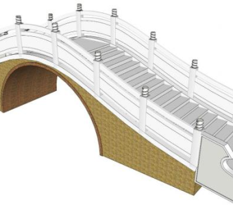 白玉桥su模型下载_sketchup草图大师SKP模型