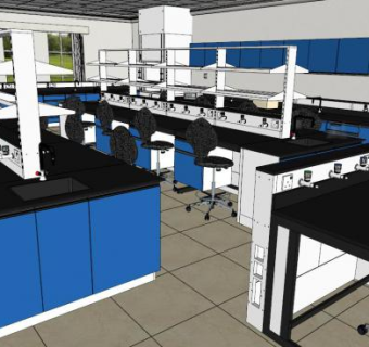 化学实验桌su模型下载_sketchup草图大师SKP模型