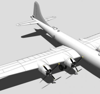 大飞机SU模型下载_sketchup草图大师SKP模型