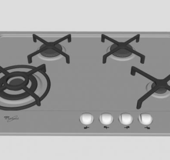 厨房煤气炉su模型下载_sketchup草图大师SKP模型