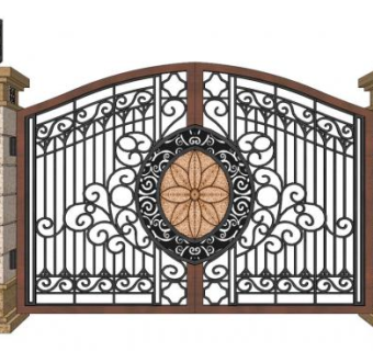 铁质大门su模型下载_sketchup草图大师SKP模型