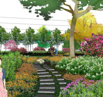 花镜su模型下载_sketchup草图大师SKP模型