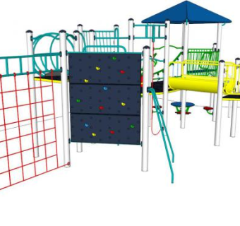 儿童攀爬架su模型下载_sketchup草图大师SKP模型