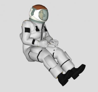 宇航员驾驶员SU模型下载_sketchup草图大师SKP模型
