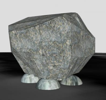 原石岩石SU模型下载_sketchup草图大师SKP模型