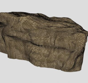 齿状山脊岩石SU模型下载_sketchup草图大师SKP模型