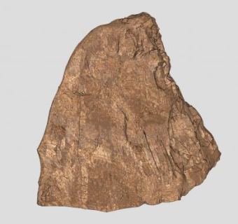 瀑布漂石SU模型下载_sketchup草图大师SKP模型