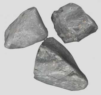 三块石头SU模型下载_sketchup草图大师SKP模型