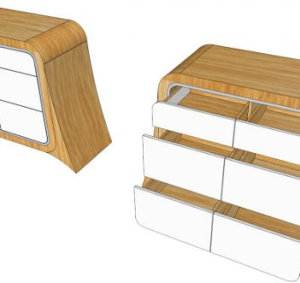 户外柜子su模型下载_sketchup草图大师SKP模型