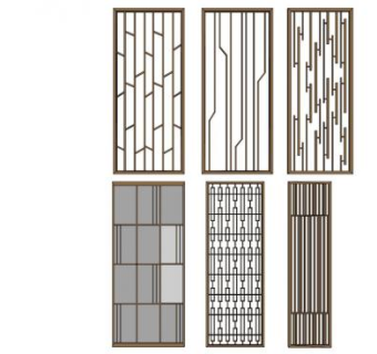 欧式花格su模型下载_sketchup草图大师SKP模型
