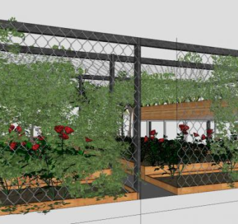 采摘园su模型下载_sketchup草图大师SKP模型