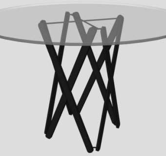 室内桌子su模型下载_sketchup草图大师SKP模型