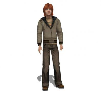 现代青年SU模型下载_sketchup草图大师SKP模型