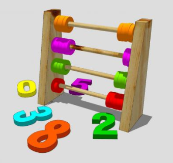 儿童算盘玩具SU模型下载_sketchup草图大师SKP模型