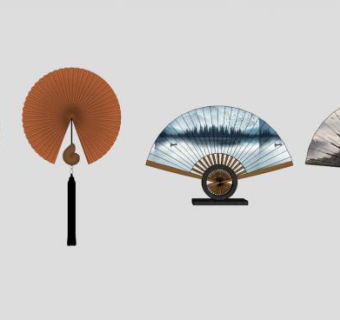 新中式装饰物su模型下载_sketchup草图大师SKP模型