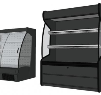 冷藏柜su模型下载_sketchup草图大师SKP模型