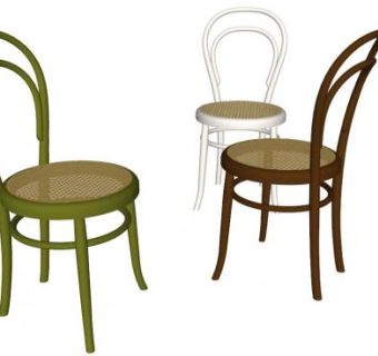 圆椅子su模型下载_sketchup草图大师SKP模型