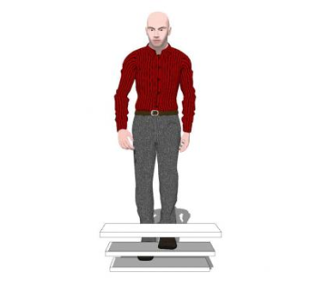 上楼梯的男士SU模型下载_sketchup草图大师SKP模型