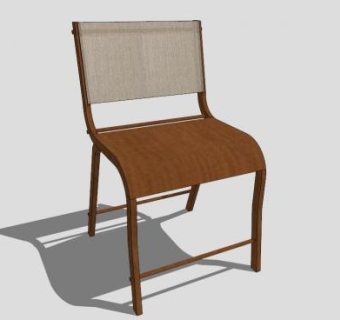 快餐椅SU模型下载_sketchup草图大师SKP模型