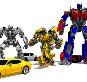 变形金刚su模型下载_sketchup草图大师SKP模型