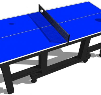 乒乓球场SU模型下载_sketchup草图大师SKP模型