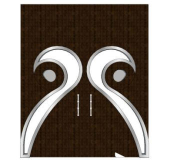 卧室双开门su模型下载_sketchup草图大师SKP模型