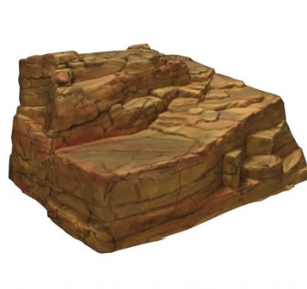 登山岩石SU模型下载_sketchup草图大师SKP模型