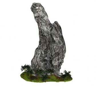 园林景观岩石SU模型下载_sketchup草图大师SKP模型