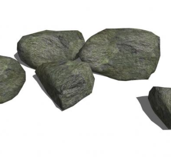 大卵石SU模型下载_sketchup草图大师SKP模型