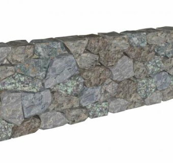 乡村石墙SU模型下载_sketchup草图大师SKP模型