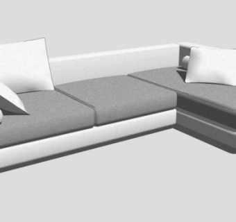 现代风格沙发su模型下载_sketchup草图大师SKP模型