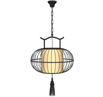 新中式灯su模型下载_sketchup草图大师SKP模型