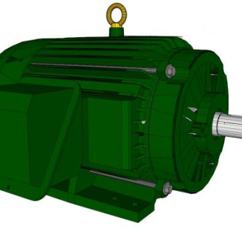 电机su模型下载_sketchup草图大师SKP模型