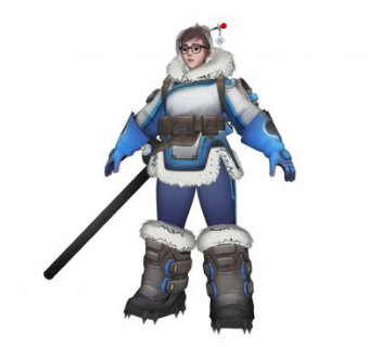 现代滑雪人SU模型下载_sketchup草图大师SKP模型