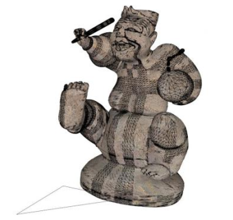 陶俑su模型下载_sketchup草图大师SKP模型