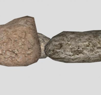 大岩石集SU模型下载_sketchup草图大师SKP模型