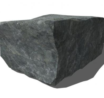 纹理岩石SU模型下载_sketchup草图大师SKP模型